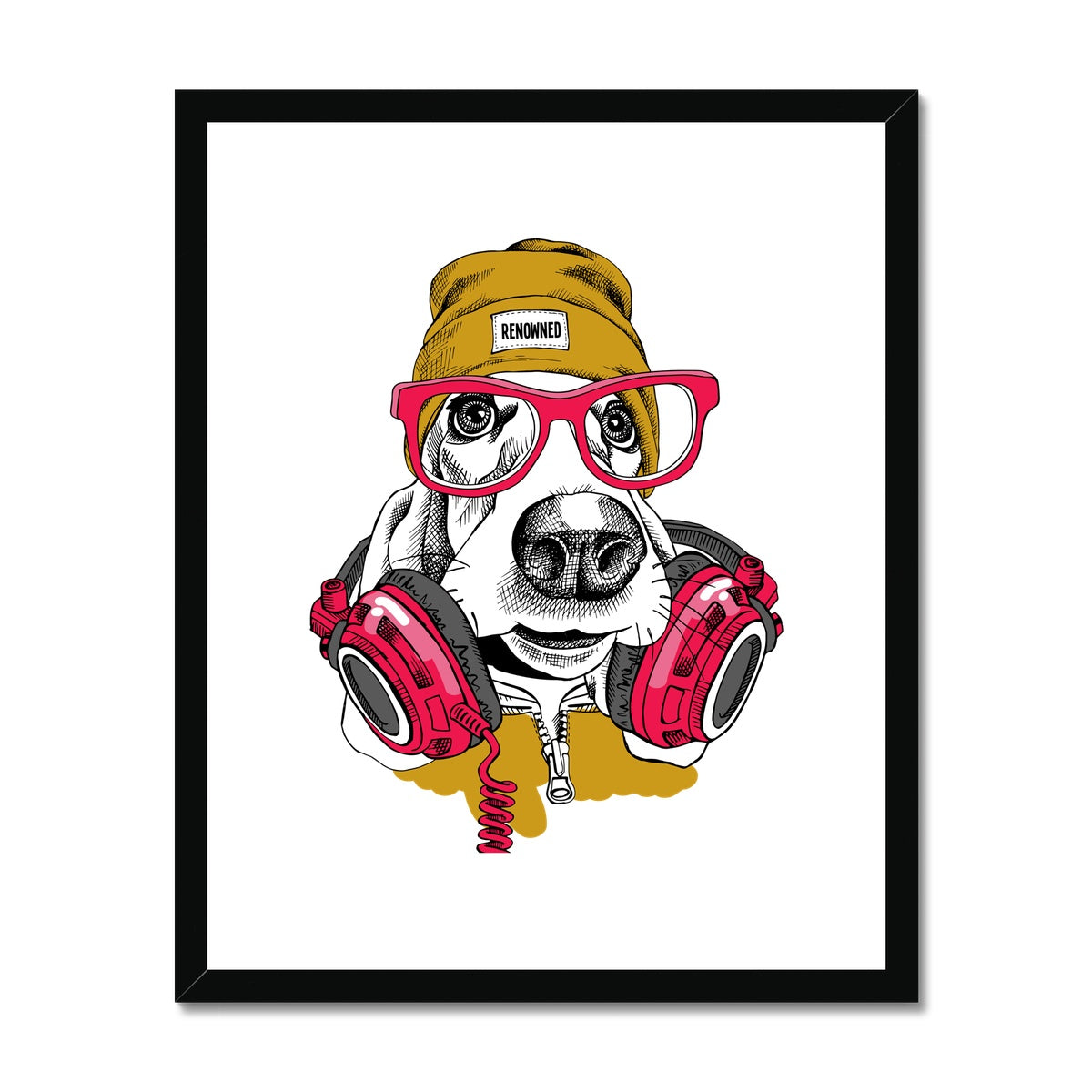 Sound Hound Framed & Mounted Print