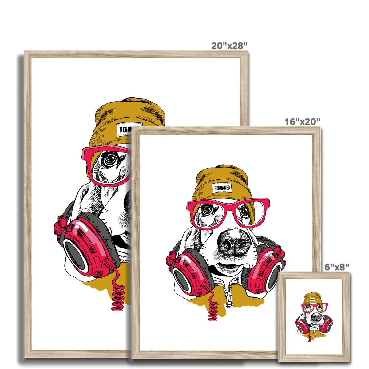 Sound Hound Framed & Mounted Print