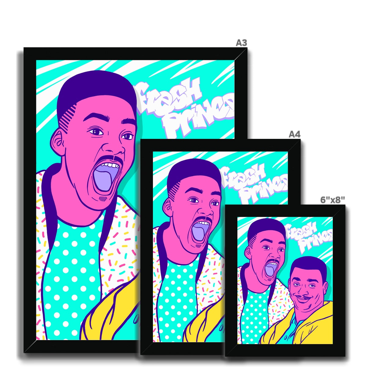 Fresh Prince Framed Print